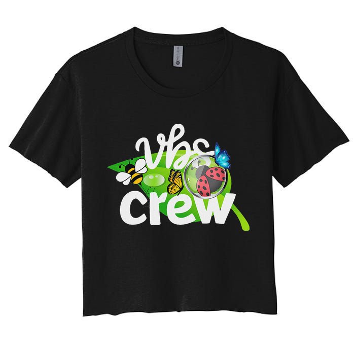 Vbs Crew 2025 Magnified Smallest Insects Crop Top