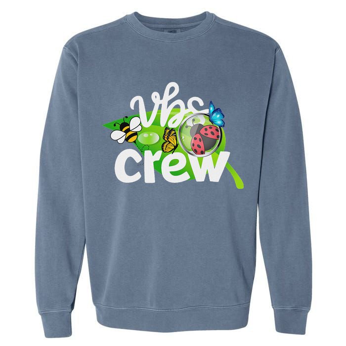 Vbs Crew 2025 Magnified Smallest Insects Garment-Dyed Sweatshirt