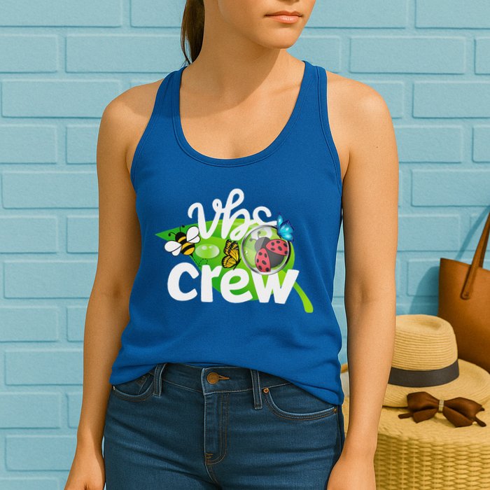 Vbs Crew 2025 Magnified Smallest Insects Womens Tank Top