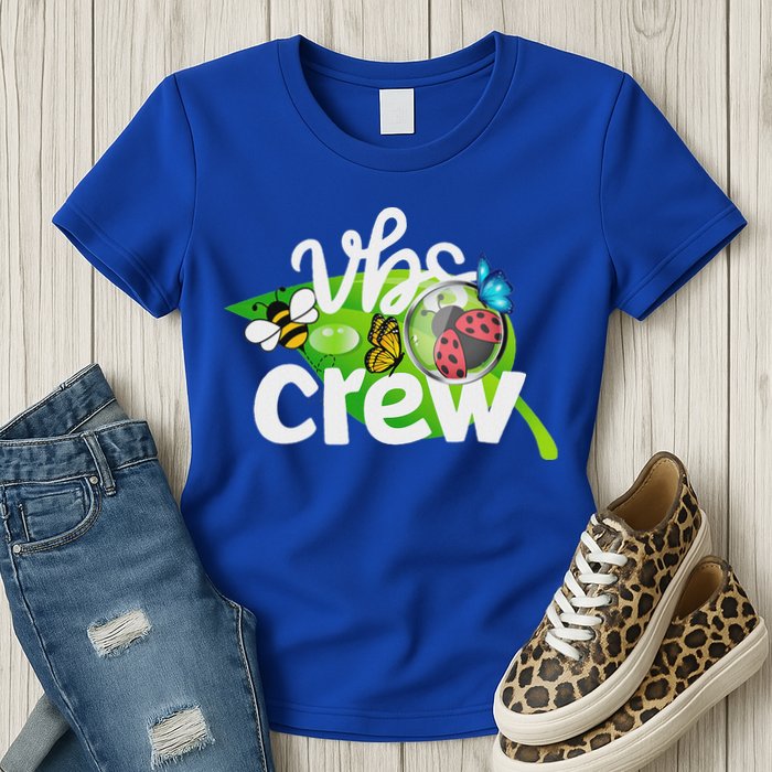 Vbs Crew 2025 Magnified Smallest Insects Womens T-Shirt