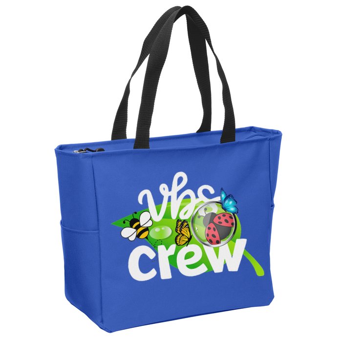 Vbs Crew 2025 Magnified Smallest Insects Zip Tote Bag