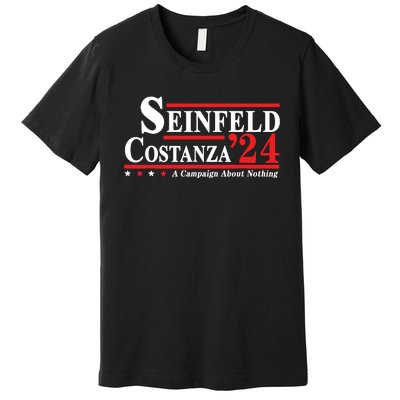 Vintage Costanzaes 2024 Election 90s Campaign Gift Ideas Premium T-Shirt