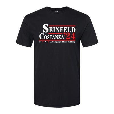 Vintage Costanzaes 2024 Election 90s Campaign Gift Ideas Softstyle CVC T-Shirt