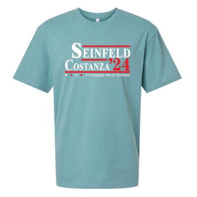 Vintage Costanzaes 2024 Election 90s Campaign Gift Ideas Sueded Cloud Jersey T-Shirt