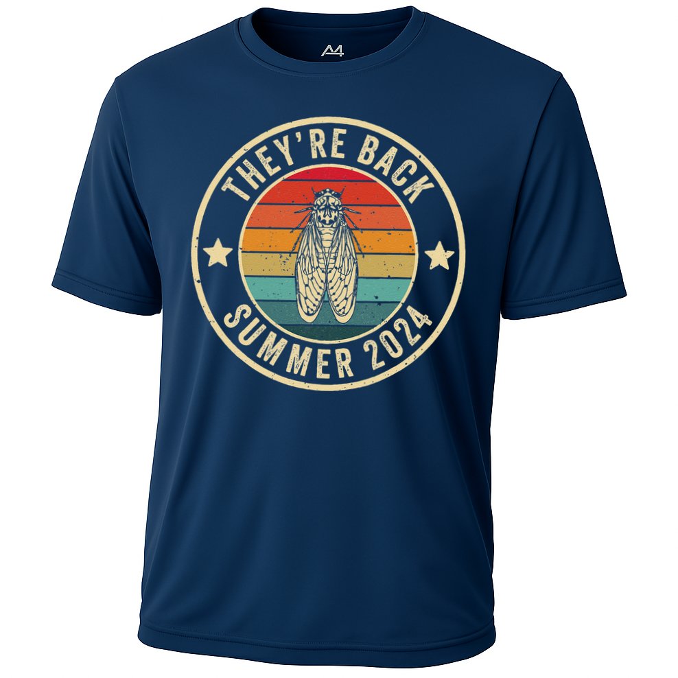 Vintage Cicada 2024 They Are Back Summer 2024 Performance Shirt
