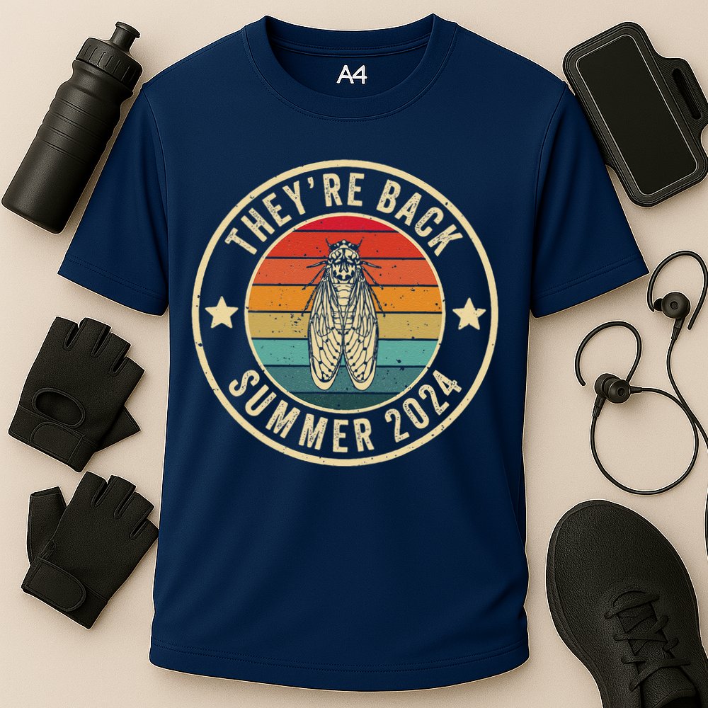 Vintage Cicada 2024 They Are Back Summer 2024 Performance Shirt