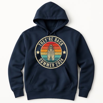 Vintage Cicada 2024 They Are Back Summer 2024 Hoodie