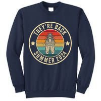 Vintage Cicada 2024 They Are Back Summer 2024 Sweatshirt