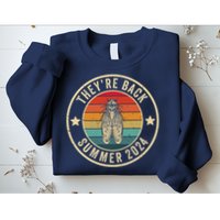 Vintage Cicada 2024 They Are Back Summer 2024 Sweatshirt