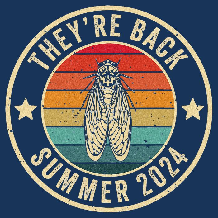 Vintage Cicada 2024 They Are Back Summer 2024 Sweatshirt