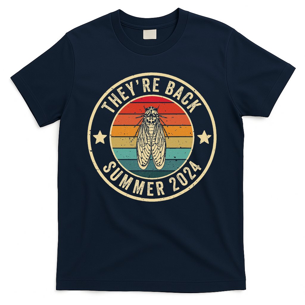 Vintage Cicada 2024 They Are Back Summer 2024 T-Shirt