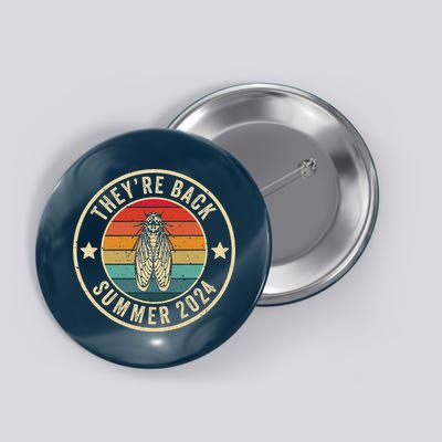 Vintage Cicada 2024 They Are Back Summer 2024 Button