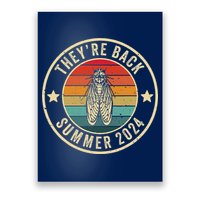 Vintage Cicada 2024 They Are Back Summer 2024 Poster