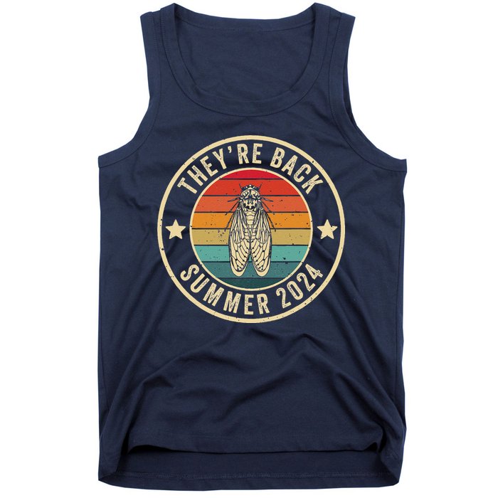Vintage Cicada 2024 They Are Back Summer 2024 Tank Top