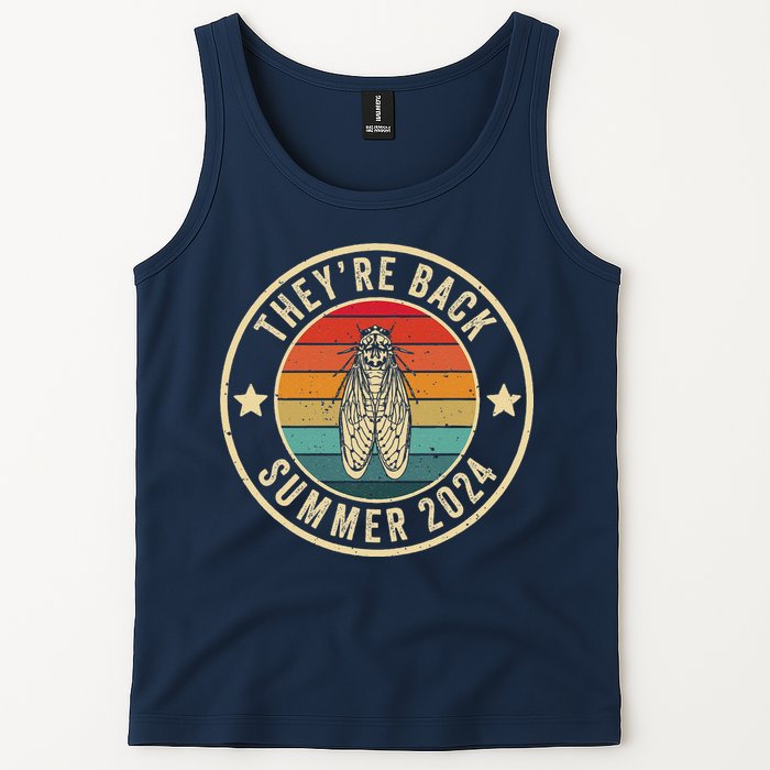 Vintage Cicada 2024 They Are Back Summer 2024 Tank Top