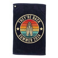 Vintage Cicada 2024 They Are Back Summer 2024 Golf Towel