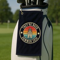 Vintage Cicada 2024 They Are Back Summer 2024 Golf Towel