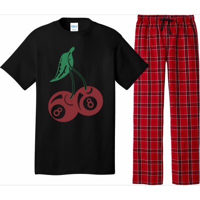 Vintage Cherry 8 Ball 90s Graphic Pajama Set