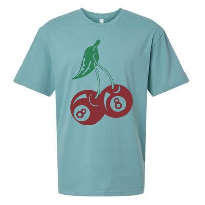 Vintage Cherry 8 Ball 90s Graphic Sueded Cloud Jersey T-Shirt