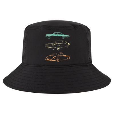 Vintage Cars 80s & 90s Retro Cool Comfort Performance Bucket Hat