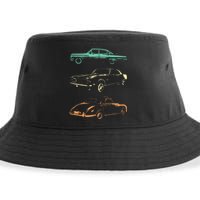 Vintage Cars 80s & 90s Retro Sustainable Bucket Hat