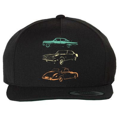 Vintage Cars 80s & 90s Retro Wool Snapback Cap