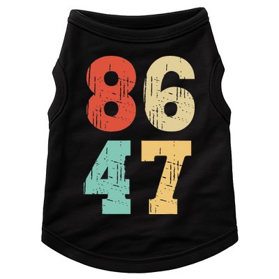 Vintage Classic 86 47 Anti Trump Doggie Tank