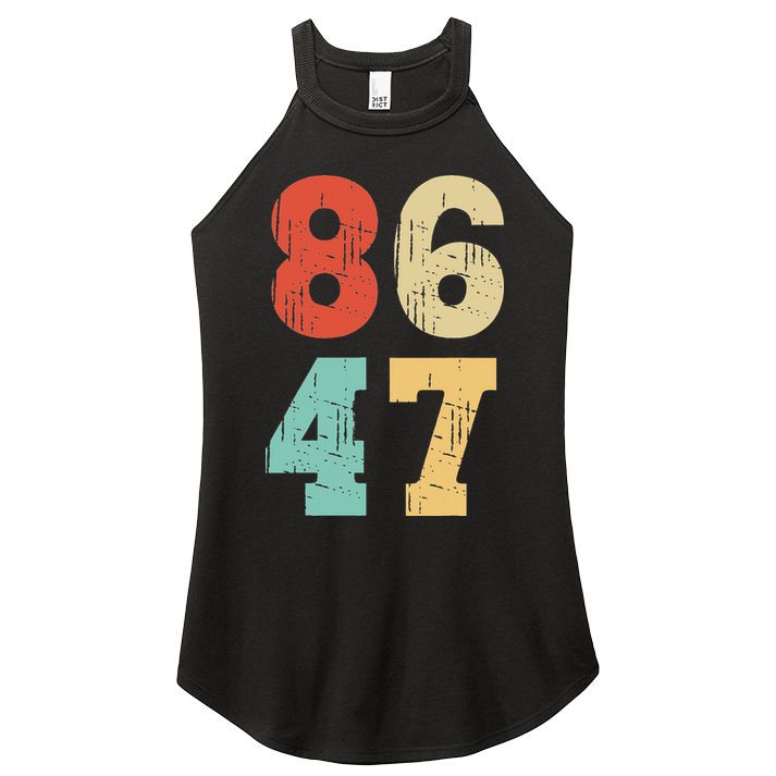 Vintage Classic 86 47 Anti Trump Women's Perfect Tri Rocker Tank