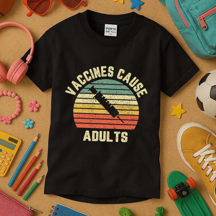 Vaccines Cause Adults Pro Vaccines Kids T-Shirt
