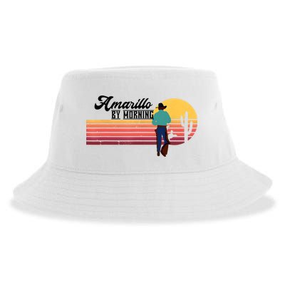Vintage Cowboy Amarillo By Morning Cactus Western Country Sustainable Bucket Hat
