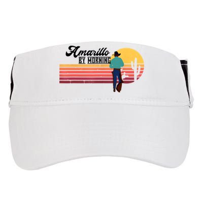 Vintage Cowboy Amarillo By Morning Cactus Western Country Adult Drive Performance Visor