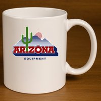 Vault Cactus Arizona Equipment 11oz C Handle Ceramic Mug