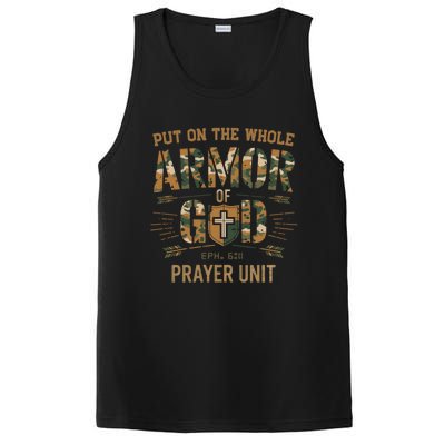 Vintage Camo Armor Of God Christians Religious Camouflage Gift PosiCharge Competitor Tank