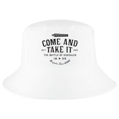 Vintage Come And Take It The Battle Of Gonzales 1835 Cool Comfort Performance Bucket Hat
