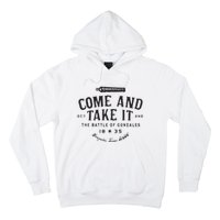 Vintage Come And Take It The Battle Of Gonzales 1835 Hoodie