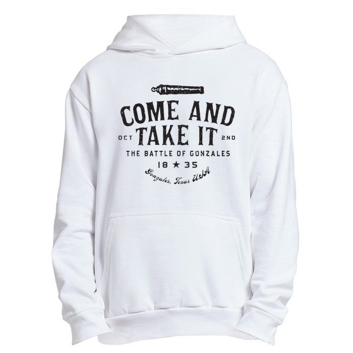 Vintage Come And Take It The Battle Of Gonzales 1835 Urban Pullover Hoodie