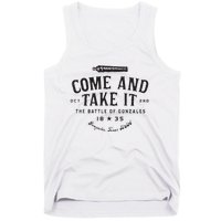 Vintage Come And Take It The Battle Of Gonzales 1835 Tank Top