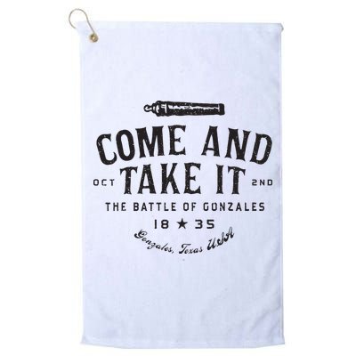 Vintage Come And Take It The Battle Of Gonzales 1835 Golf Towel