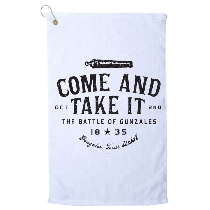 Vintage Come And Take It The Battle Of Gonzales 1835 Golf Towel