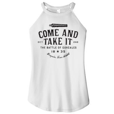 Vintage Come And Take It The Battle Of Gonzales 1835 Women's Perfect Tri Rocker Tank