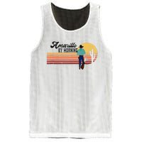 Vintage Cowboy Amarillo By Morning Cactus Western Country Mesh Reversible Basketball Jersey Tank