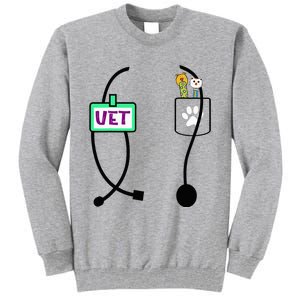 Veterinarian Costume Animal Doctor Vet Tall Sweatshirt