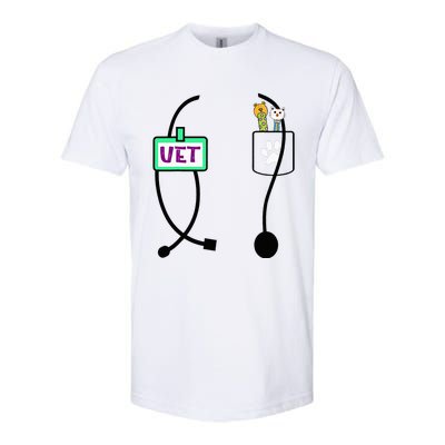 Veterinarian Costume Animal Doctor Vet Softstyle CVC T-Shirt