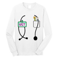 Veterinarian Costume Animal Doctor Vet Long Sleeve Shirt