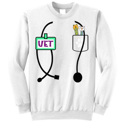 Veterinarian Costume Animal Doctor Vet Sweatshirt