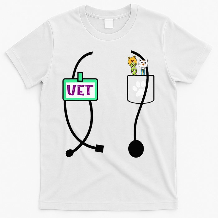 Veterinarian Costume Animal Doctor Vet T-Shirt