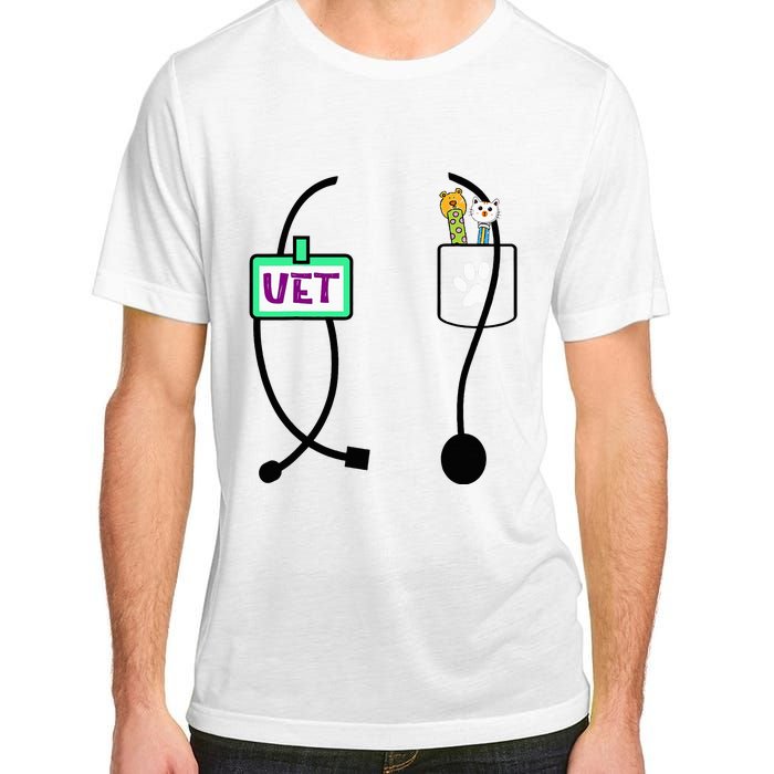 Veterinarian Costume Animal Doctor Vet Adult ChromaSoft Performance T-Shirt