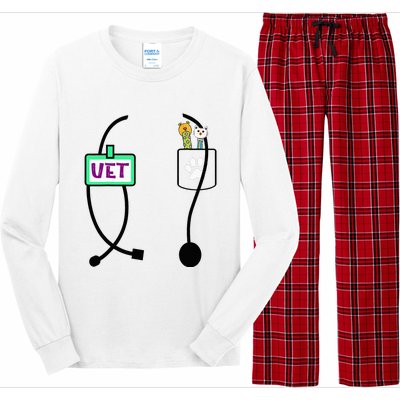 Veterinarian Costume Animal Doctor Vet Long Sleeve Pajama Set