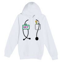 Veterinarian Costume Animal Doctor Vet Premium Pullover Hoodie