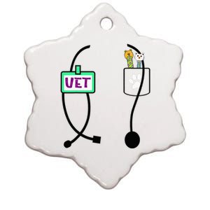 Veterinarian Costume Animal Doctor Vet Ceramic Star Ornament